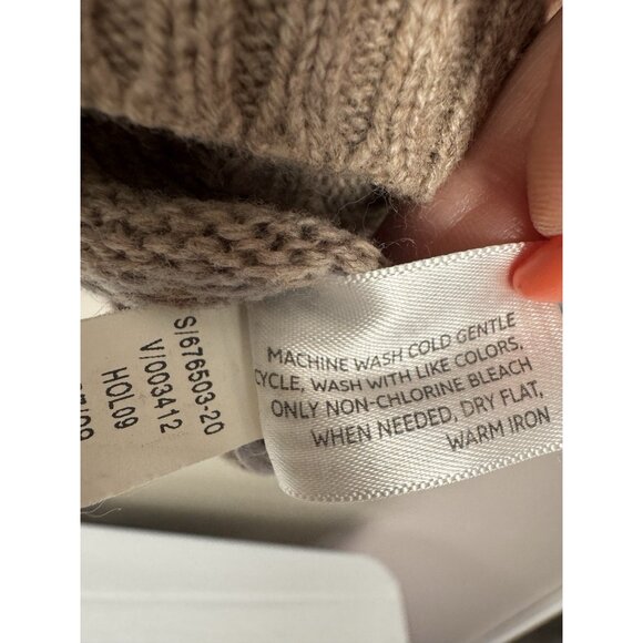 Old Navy Y2K Fair Isle Striped Pullover V-Neck Sweater Medium Cozy Cabincore '09 - Picture 5 of 7